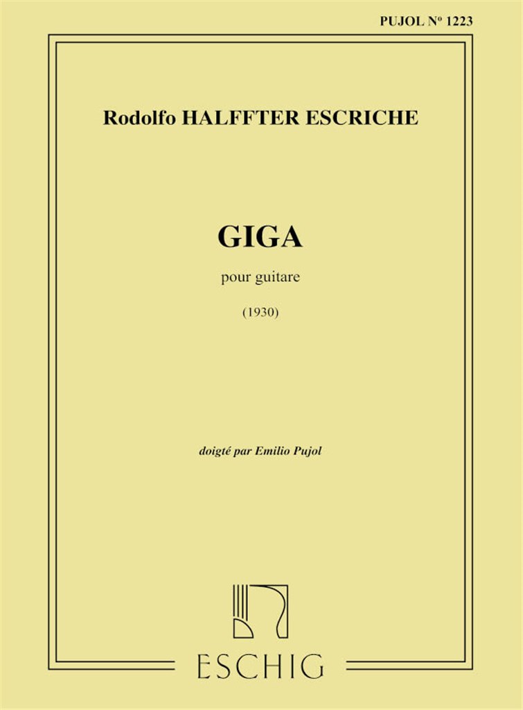 Giga (Pujol 1223) Guitare